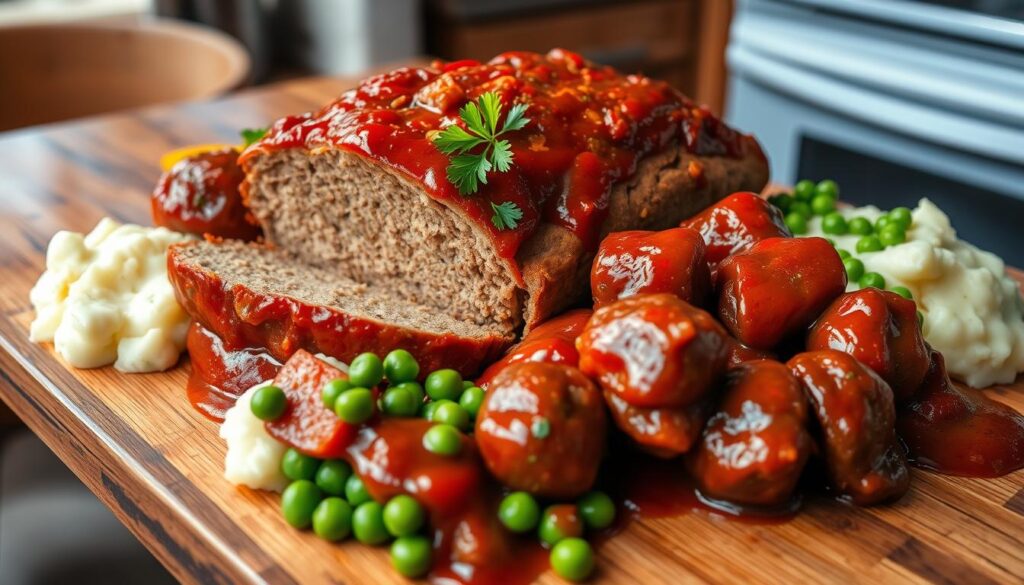 Homemade Meatloaf and Meatballs