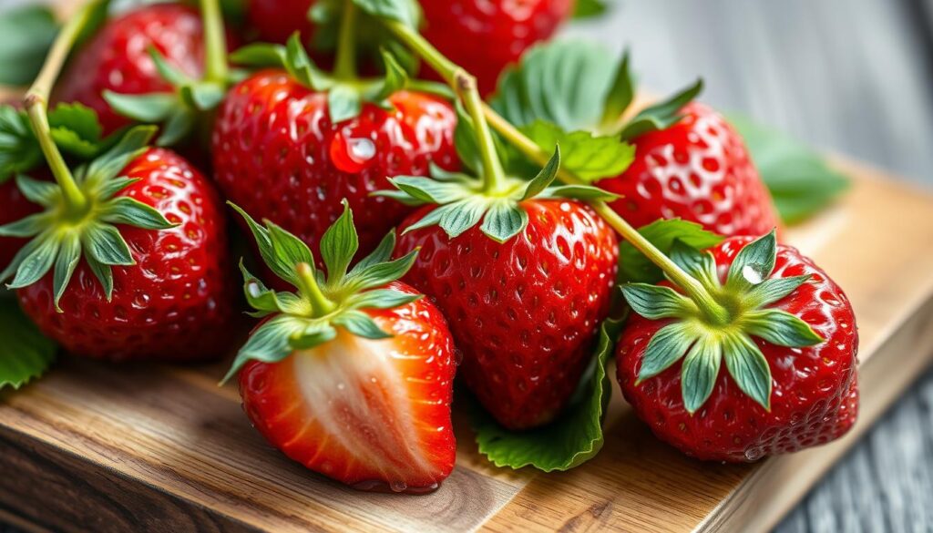 Fresh strawberries