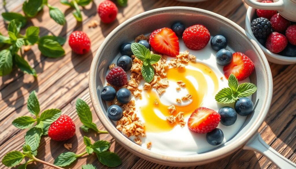 Greek yogurt breakfast