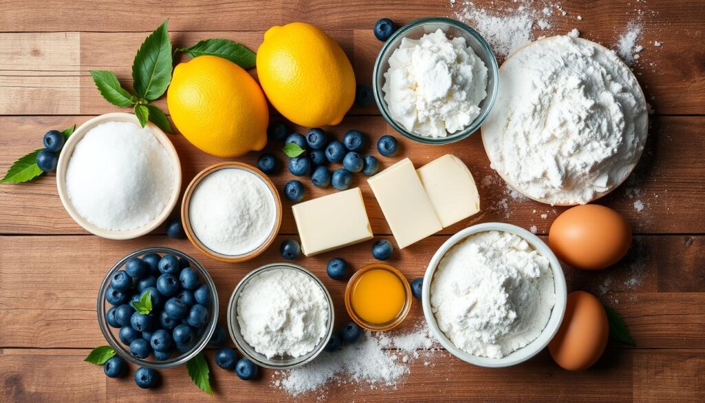 Lemon blueberry cookies ingredients