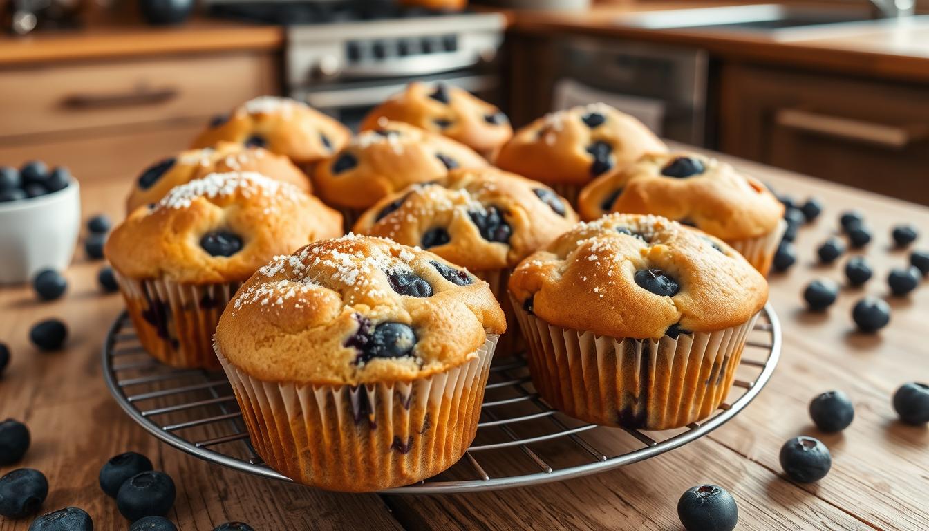 blueberry muffins