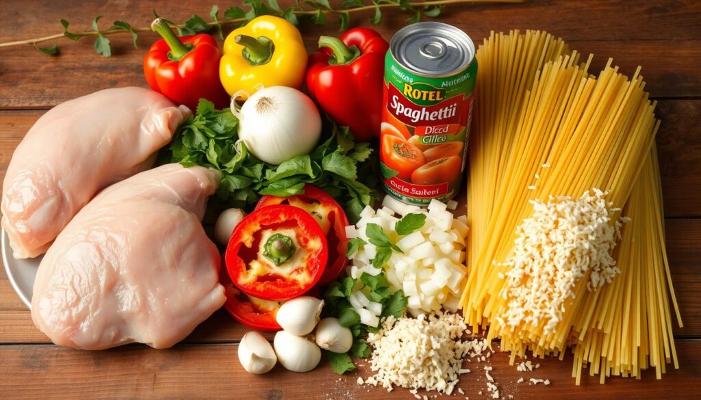 Chicken Spaghetti Ingredients