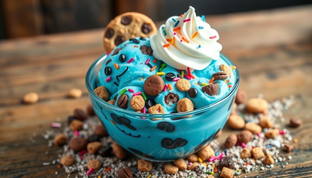 Cookie Monster Ice Cream Flavor