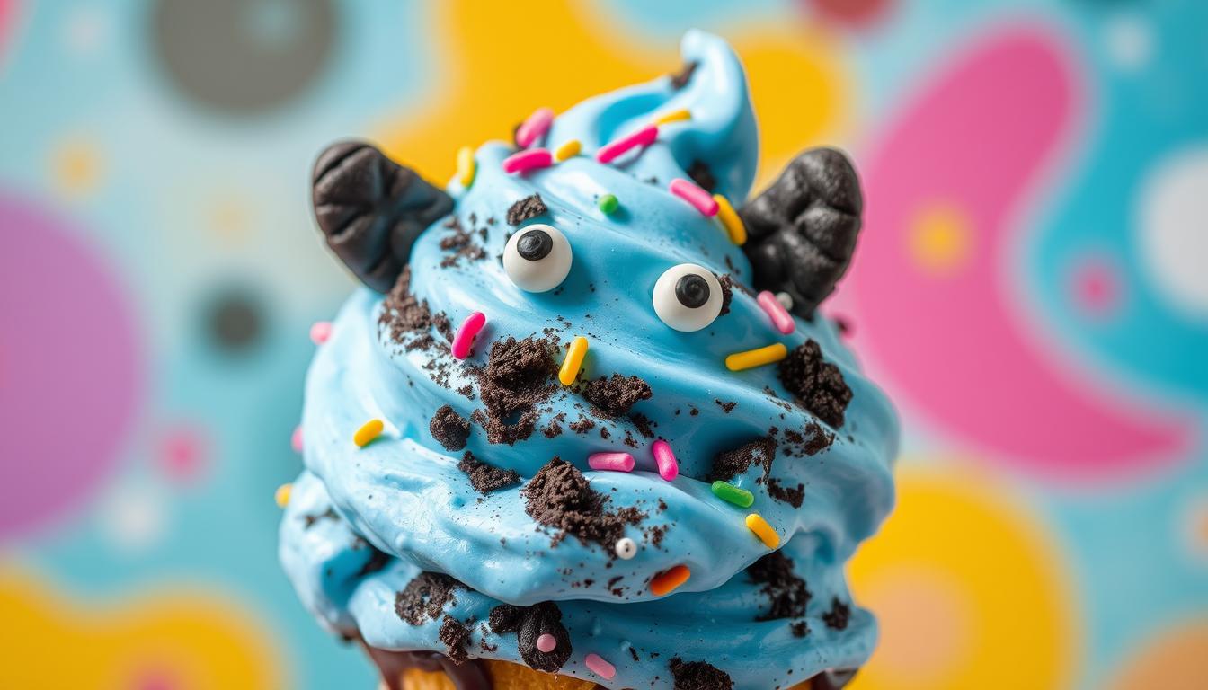 What flavor is the cookie monster ice cream?