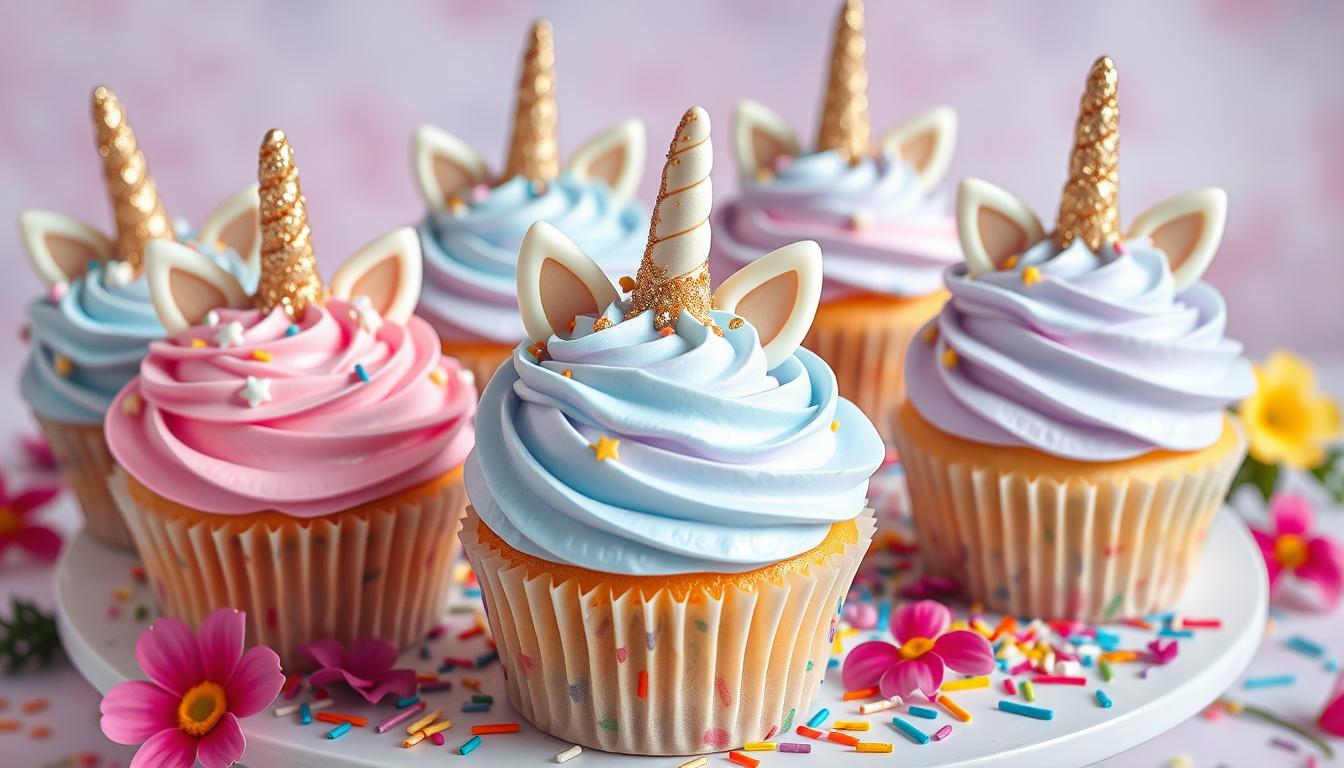 unicorn cupcakes